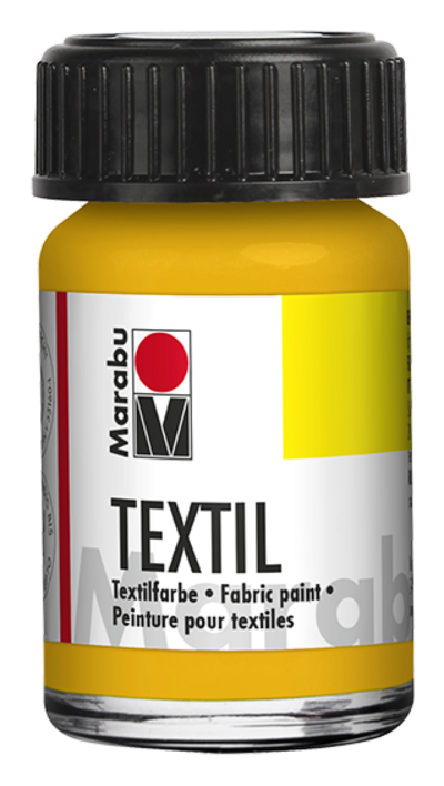 Marabu 171639021 Marabu-Textil Mittelgelb 021, 15 ml