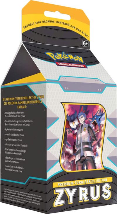 POKEMON 45417 PKM Pokémon Premium-Turnierkollektion Zyrus oder Sophora, sortiert