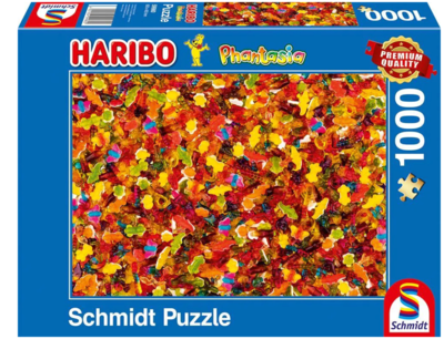 SCHMIDT SPIELE 59980 Erwachsenenpuzzle 1000 Teile Haribo: Phantasia