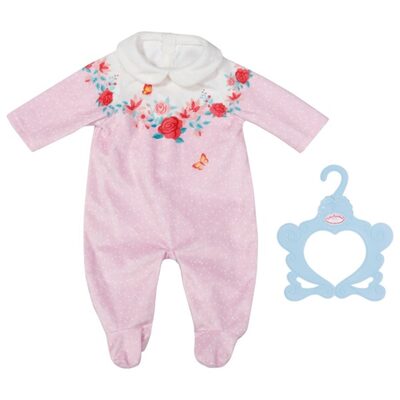 ZAPF 706817 Baby Annabell Strampler rosa Blumen 43 cm