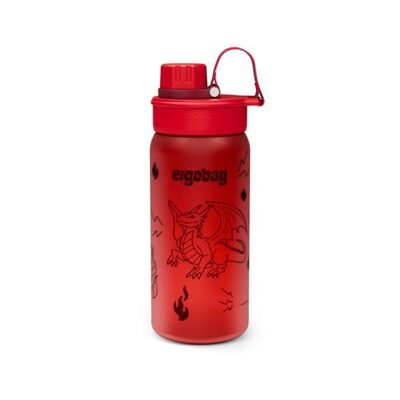 ERGOBAG 00828-50062-10 Trinkflasche Drache, Rot