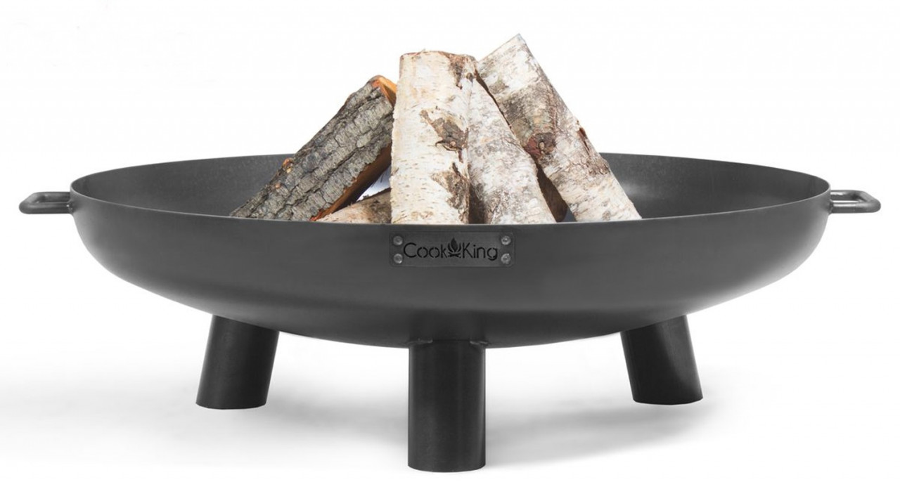 Feuerschale 'Bali' Ø 70cm Feuerstelle für den Garten aus Stahl Feuerkorb als Wärmequelle oder Grill