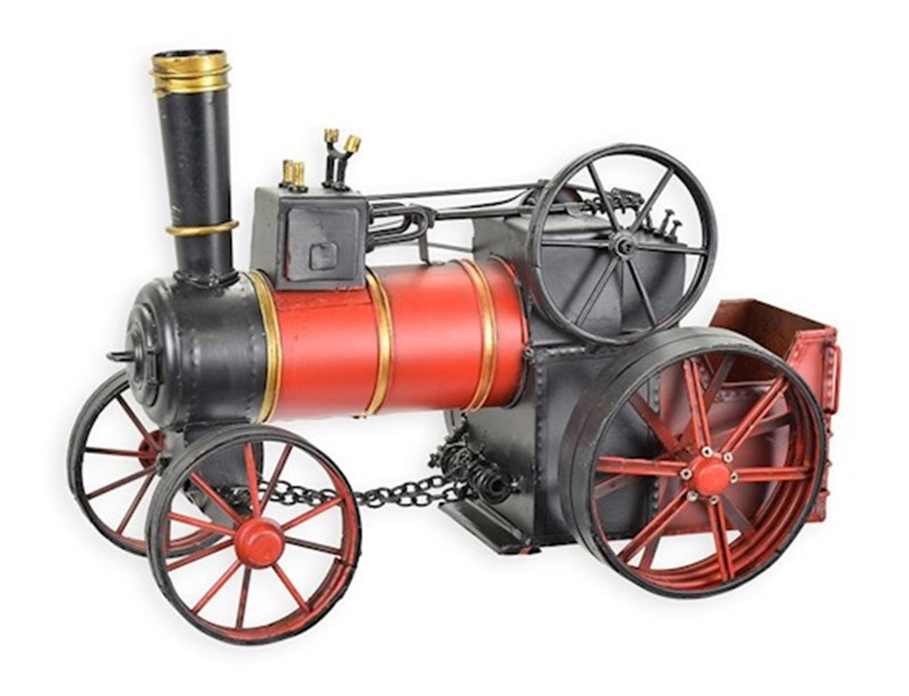 Blechmodell Nostalgie kleine Dampflokomotive L 30 cm Deko Lokomotive Retro Modelllokomotive