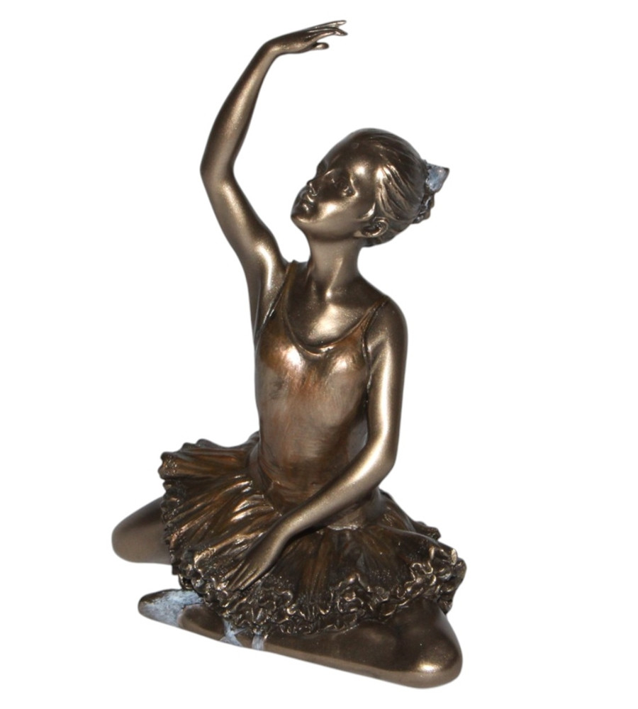 Deko Figur Body Talk Kollektion Ballerina sitzend Mädchen H 14 cm Skulptur Figur Ballett Tänzerin