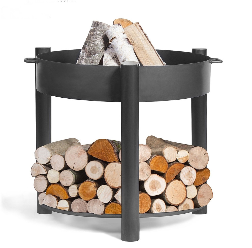 Feuerschale 'Montana' high Ø 70 cm Feuerstelle für Garten aus Stahl als Wärmequelle oder Grill