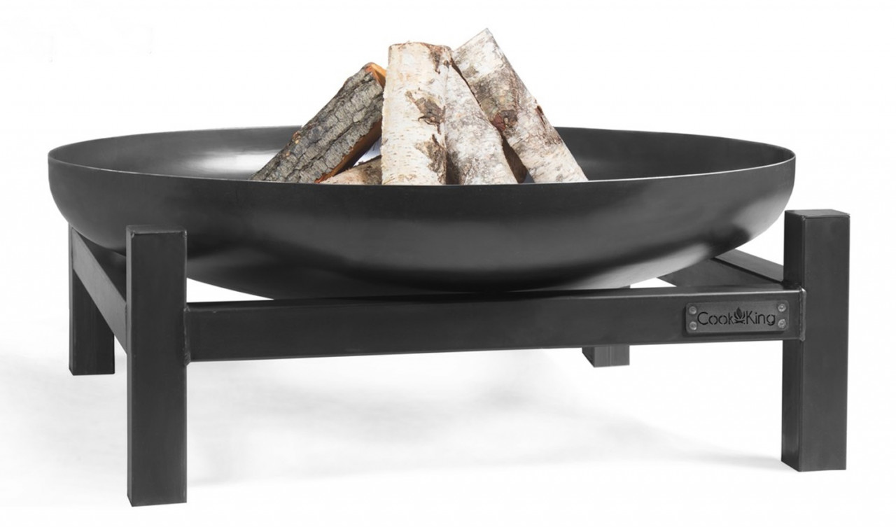 Feuerschale 'Panama' Ø 100 cm Feuerstelle für Garten aus Stahl Feuerkorb als Wärmequelle oder Grill