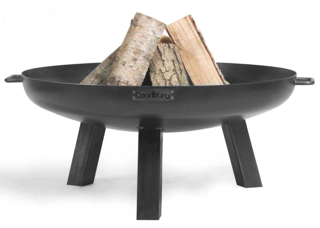 Feuerschale 'Polo' Ø 100 cm Feuerstelle für Garten aus Stahl Feuerkorb als Wärmequelle oder Grill