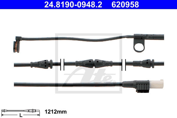 ATE Bremsen-Set VA + HA sizw2n8mc4 Hinterachse belüftet 360mm 30mm für LAND ROVER
