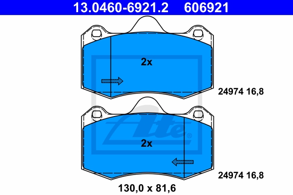 ATE Bremsen-Set VA + HA SIZW2N8YH1 Bremsensatz, Scheibenbremse vorne hinten rechts links belüftet 310mm für SKODA PEUGEOT SEAT CITROËN VAG E172197 1J0