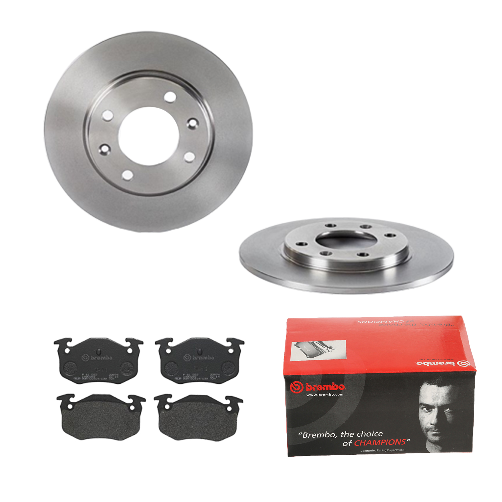 BREMBO Bremsensatz, Scheibenbremse 1420-53843 hinten rechts links voll 247mm für RENAULT PEUGEOT CITROËN HSV FENGSHEN E171587 425146 95659341