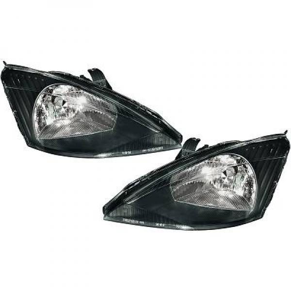 DIEDERICHS Hauptscheinwerfersatz HD Tuning Vorderseite links rechts schwarz für FORD 1415085
