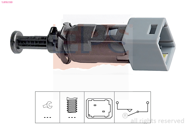 EPS Schalter, Kupplungsbetätigung (Motorsteuerung) (GRA) Bremsbetätigung Bremslichtschalter 1.810.150 (Motorsteuerung),Schalter, (GRA),Schalter, (Moto