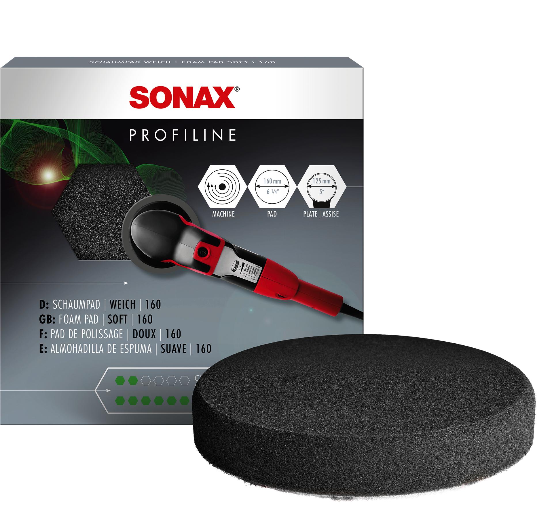 SONAX Aufsatz, Poliermaschine SchaumPad weich 160 04932410