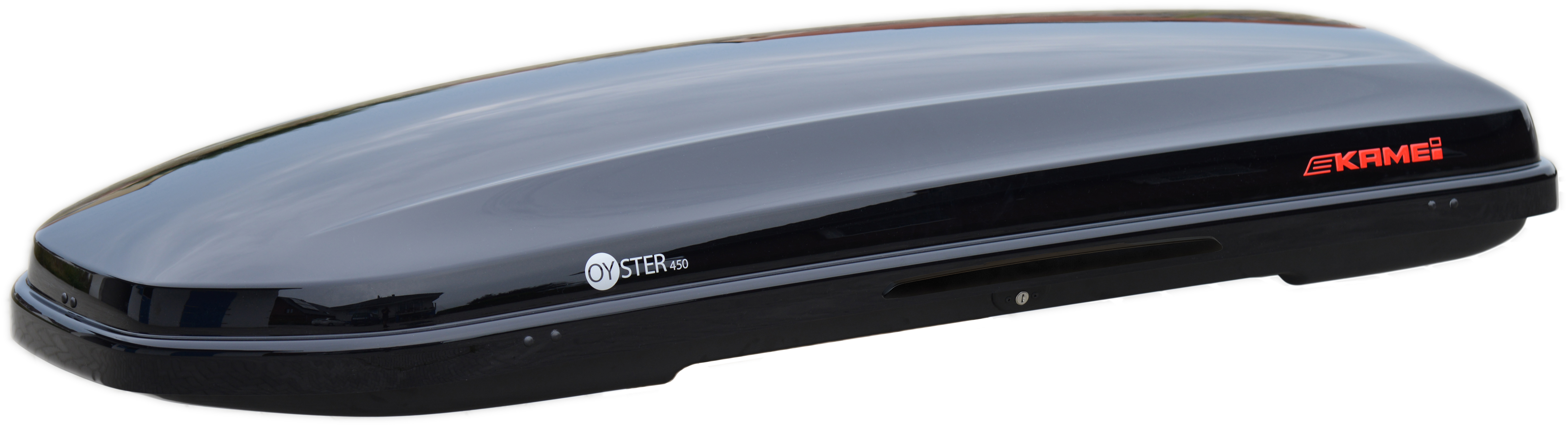 KAMEI Dachbox Oyster 450 schwarz hochglanz 08139121