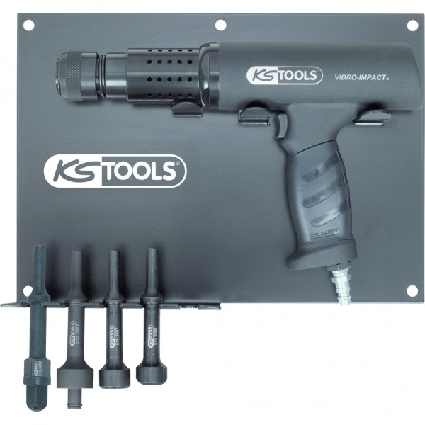 KS TOOLS Meißelhammer-Satz (Druckluft) Vibro-Impact Druckluft-Meißelhammer-Satz, 6-tlg 5153880