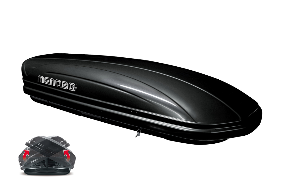 MENABO Dachbox Mania 460 schwarz glänzend Duo-Lift 000035400000