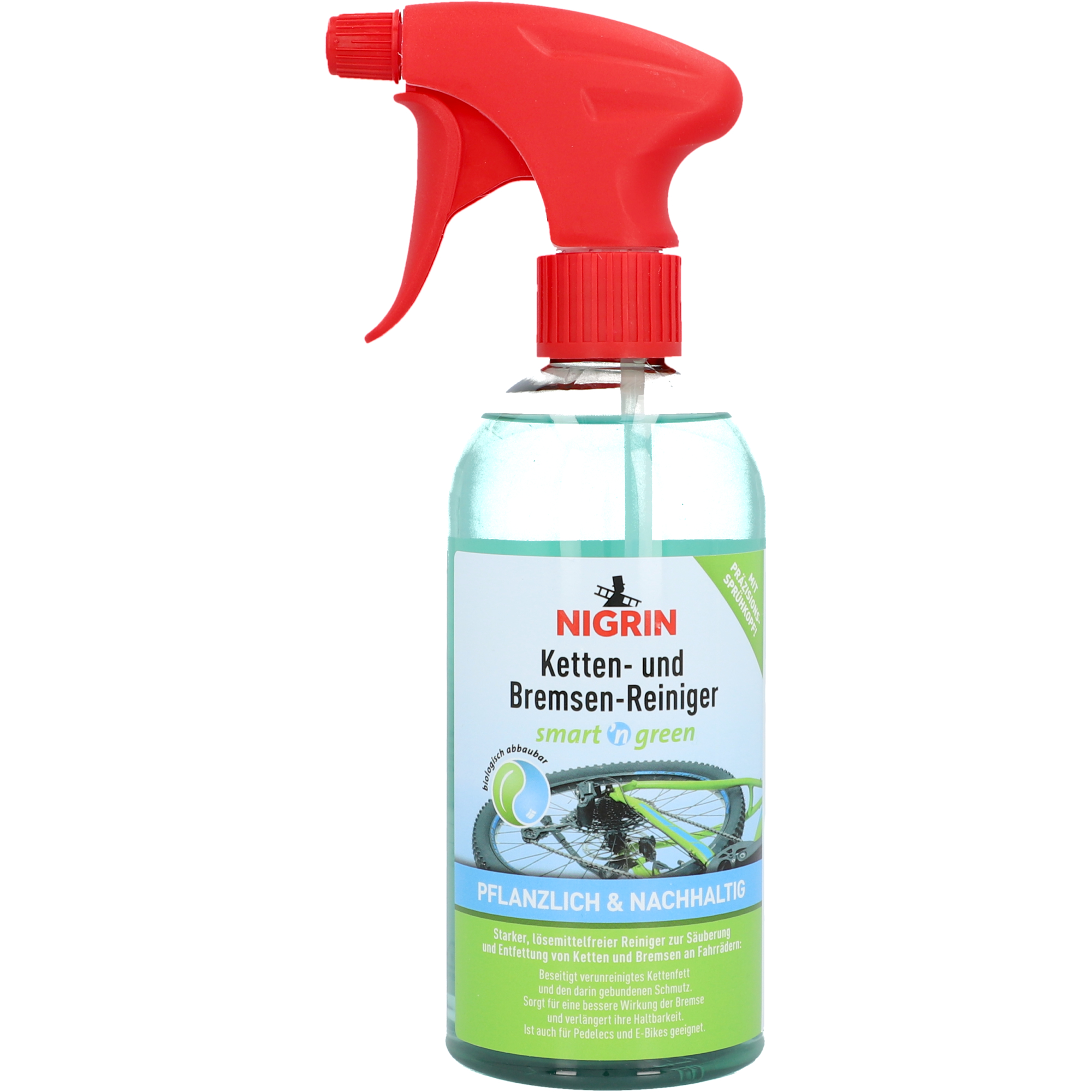 NIGRIN Kettenreiniger smart ’n green Ketten- und Bremsen-Reiniger [500 ml] 50666 0.5l