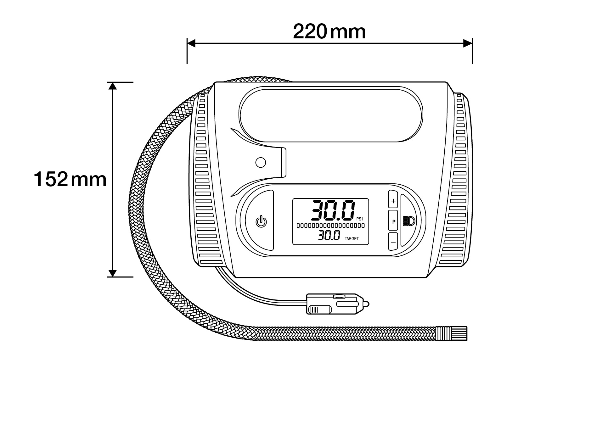 OSRAM Druckluftreifenprüfer/-füller OTI2120