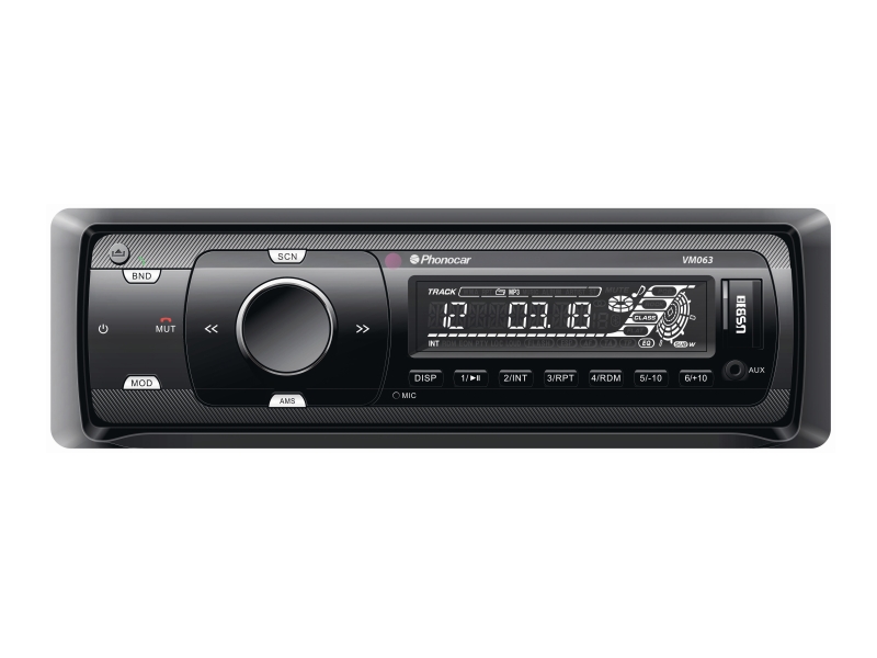 PHONOCAR Radio/Navigationssystem-Kombination Radio MP3 mit USB + SD-Slot,Bluetooth vm063