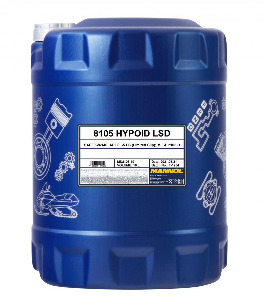 SCT - MANNOL Schaltgetriebeöl Mannol Hypoid LSD 85W-140 GL-5 [10L] mn810510 10l
