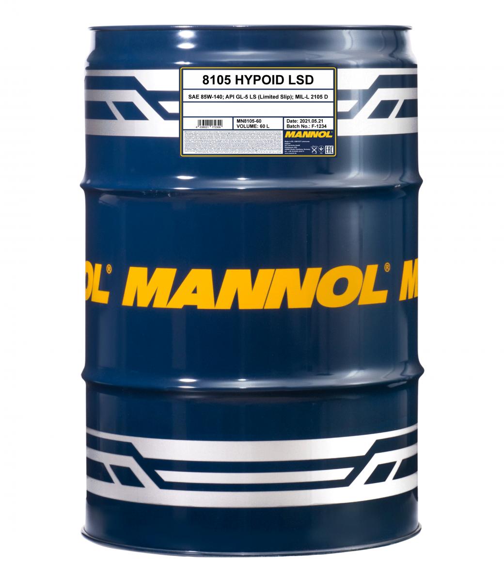 SCT - MANNOL Schaltgetriebeöl Mannol Hypoid LSD 85W-140 GL-5 [60L] mn810560 60l
