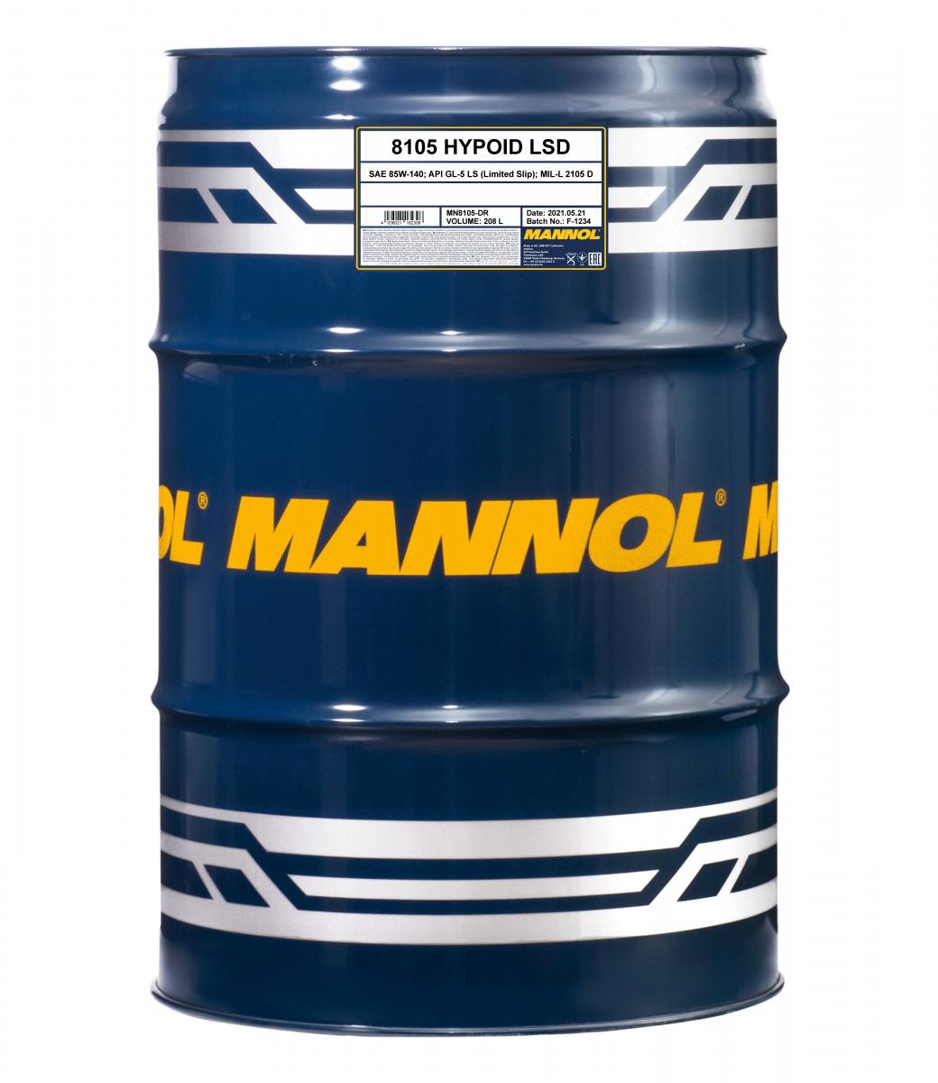 SCT - MANNOL Getriebeöl Mannol Hypoid LSD 85W-140 GL-5 [208L] mn8105dr 208l