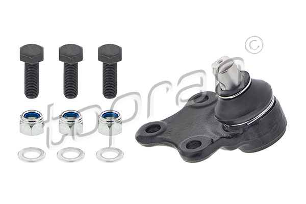 TOPRAN Trag-/Führungsgelenk vorne rechts links mit Anbaumaterial für PEUGEOT CITROËN 364043 364042 720 225