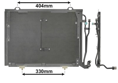 VAN WEZEL Kondensator, Klimaanlage  für MERCEDES-BENZ A2028301070 C243000S A202-830-1070 30005279