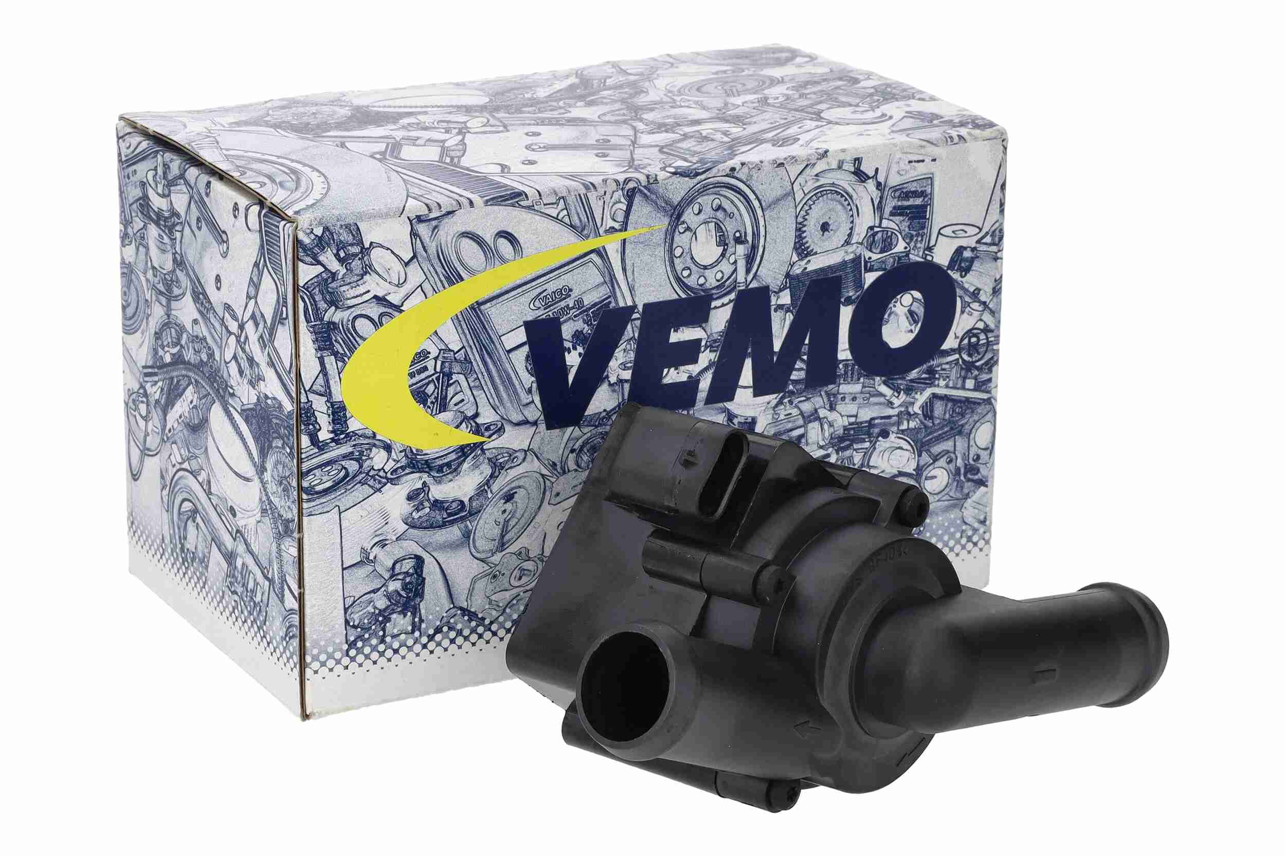 VEMO Wasserumwälzpumpe, Standheizung 12V für FORD 1769719 BK21-8B552-AA V25-16-0017