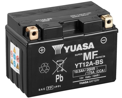 YUASA Starterbatterie yt12a 12V 68Ah 175A für KTM Suzuki
