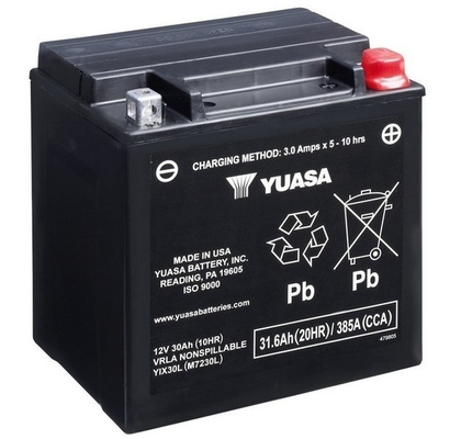 YUASA Starterbatterie AGM High Performance Maintenance Free YIX30L 12V 30Ah 400A yix30l 68Ah