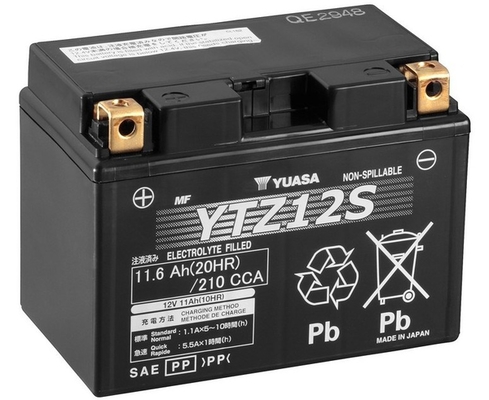 YUASA Starterbatterie ytz12s 12V 68Ah 210A