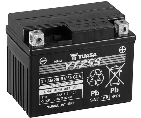 YUASA Starterbatterie ytz5s 12V 68Ah 65A für HONDA