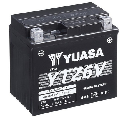YUASA Starterbatterie AGM YTZ6V High Performance Maintenance Free 12V 5Ah 90A ytz6v 68Ah