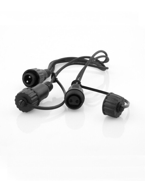 Sirius Tech-Line Lichterketten Verteiler 2-Arm 230V schwarz