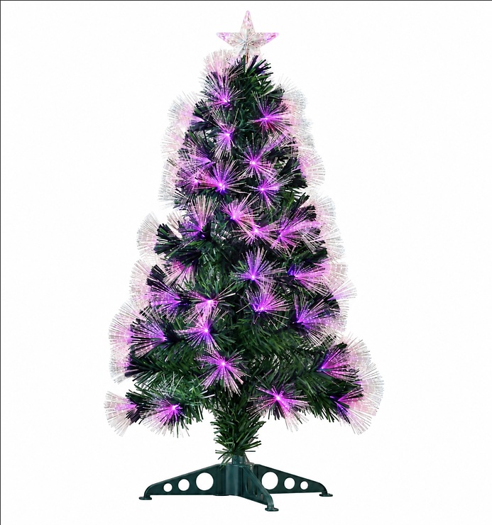 Luca Lighting LED Baum Greenville 95 LED bunt 90 cm grün