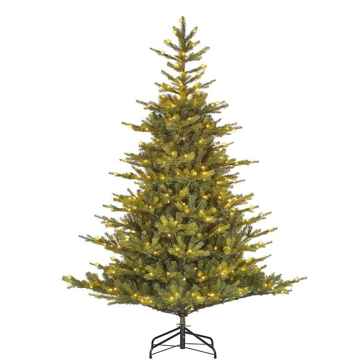 Edelman Black Box Trees LED-Weihnachtsbaum Grimshaw 260 LED warmweiß innen 185 cm grün