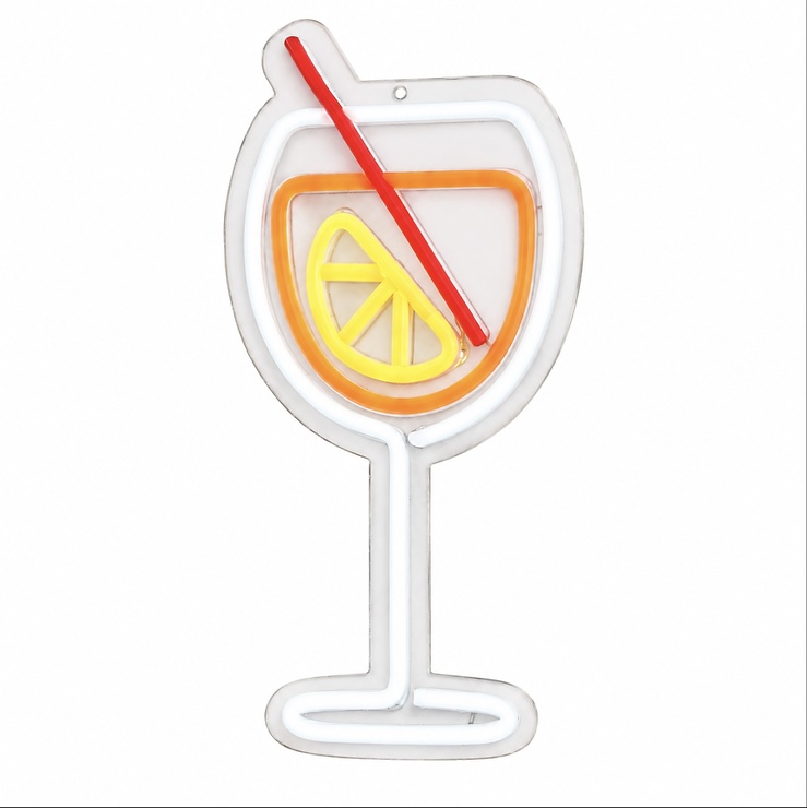 Luca Lighting LED Neonlicht Limonade 193 LED bunt 32 cm aussen