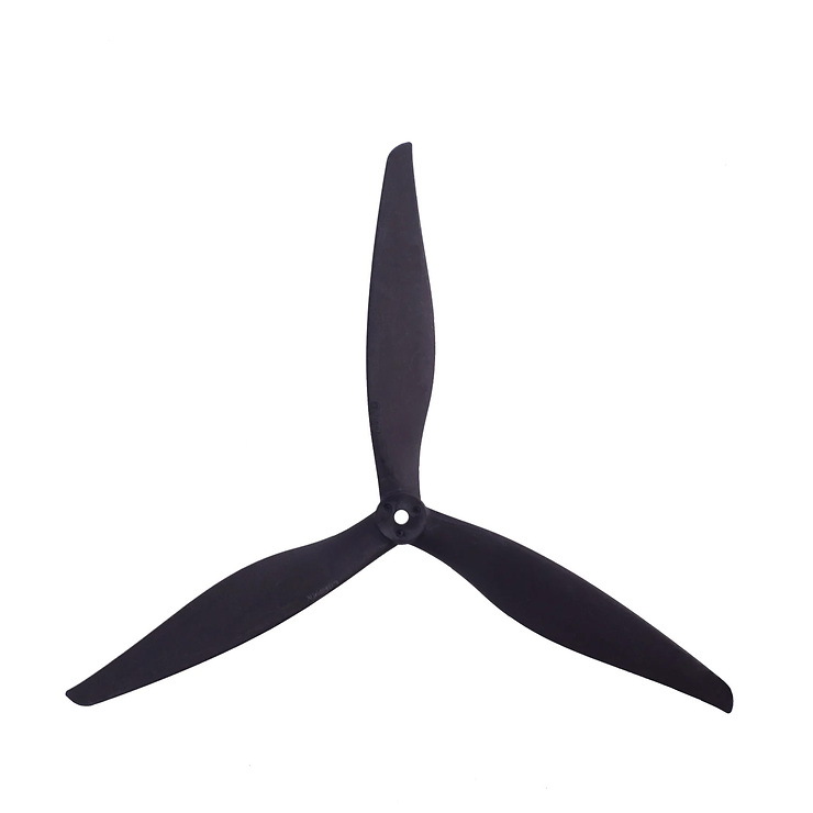 Gemfan 1070-3 10 Zoll 3-Blatt Propeller Schwarz (1CW+1CCW)