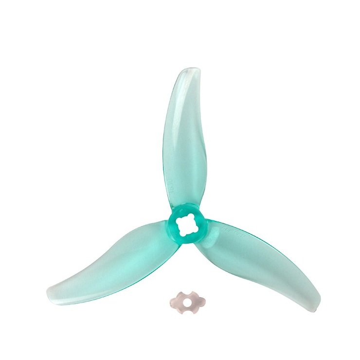 Gemfan Hurricane 3630-3 3 Zoll 3-Blatt Propeller Clear Green (2CW+2CCW)