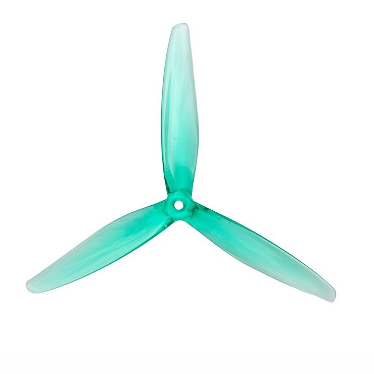 Gemfan Hurricane 7050-3 7 Zoll 3-Blatt Propeller Clear Green (2CW+2CCW)