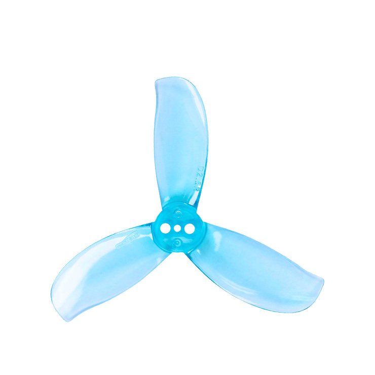 Gemfan D2.5-3 2.5 Zoll 3-Blatt Propeller Clear Blue (2CW+2CCW)