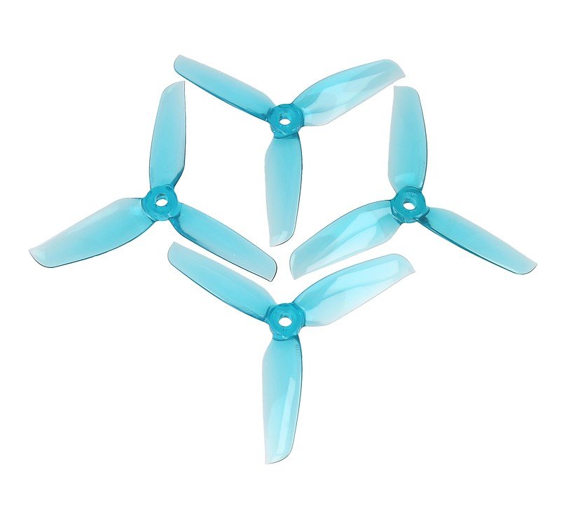 Gemfan 4032 4x3,2 WinDancer 3-Blatt-Propeller Klar Blau 2xCW, 2xCCW 4 Zoll