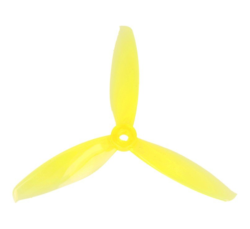 Gemfan 5043 5x4.3 WinDancer 3 Blatt Propeller Klar Gelb 2xCW 2xCCW 5 Zoll