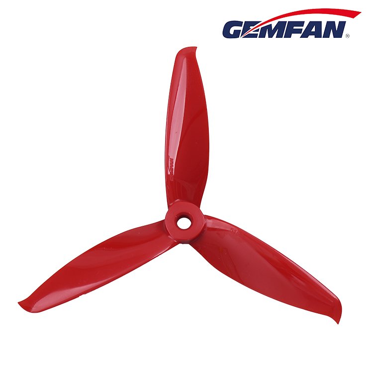 Gemfan 5152 5,1x5,2 Flash 3 Blatt Propeller Rot 2xCW 2xCCW 5 Zoll