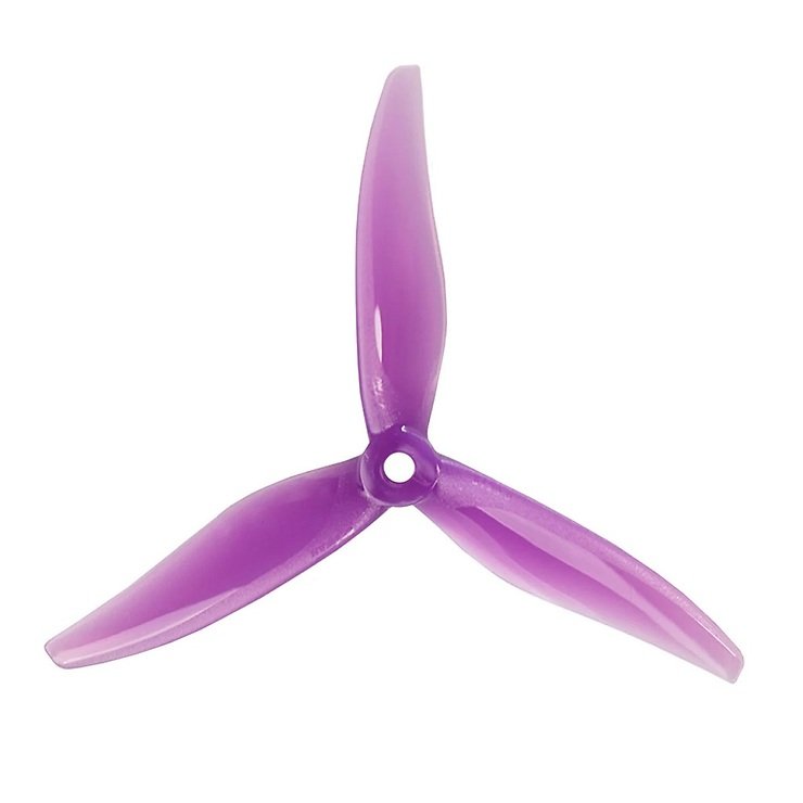 Gemfan YUKI 5129-3 5 Zoll 3-Blatt Propeller Purple (2CW+2CCW)