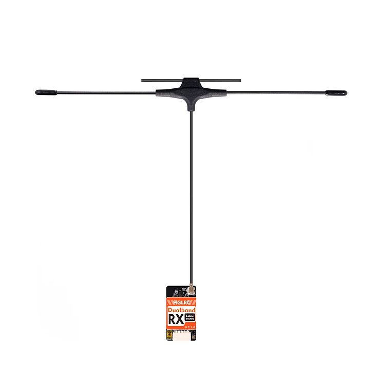 HGLRC Gemini 915MHz & 2.4GHz ELRS DualBand Receiver RX FPV + Antenne