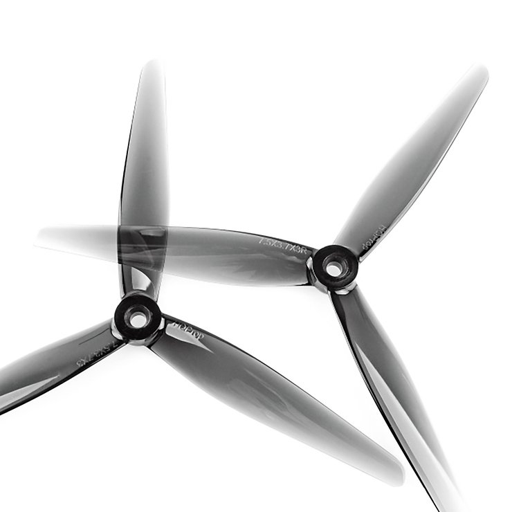 HQProp 7.5X3.7X3 3 Blatt Propeller 4 Stück Poly Carbonate 7,5 Zoll grey