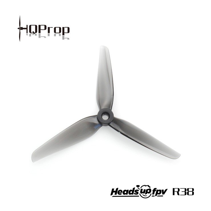 HQProp HeadsUp Racing FPV Propeller R38 Grey 5,1 Zoll