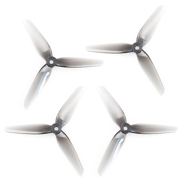 HQProp 5.1X4.2X3 3 Blatt Propeller POPO 4 Stück Poly Carbonate Hellgrau 5 Zoll